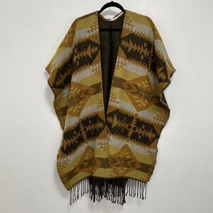 Idyllwind Miranda Lambert Southwest Aztec Western Poncho Shawl Wrap One Size Art